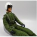 Warbirds Pilots Helicopter Pilot, Green with White Helmet - 1:4.5 - 1:4 Scale (15"/375mm)