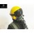Black Flight Suit with Yellow Helmet